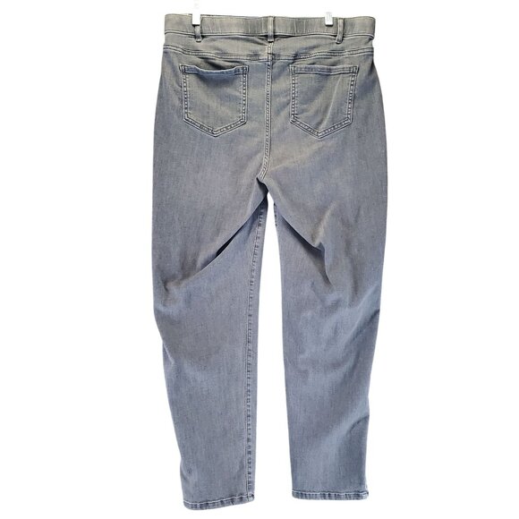J.Jill Jeans Womens Size 16 Gray Boyfriend Straight Leg Ankle Stretch Denim - Picture 13 of 14